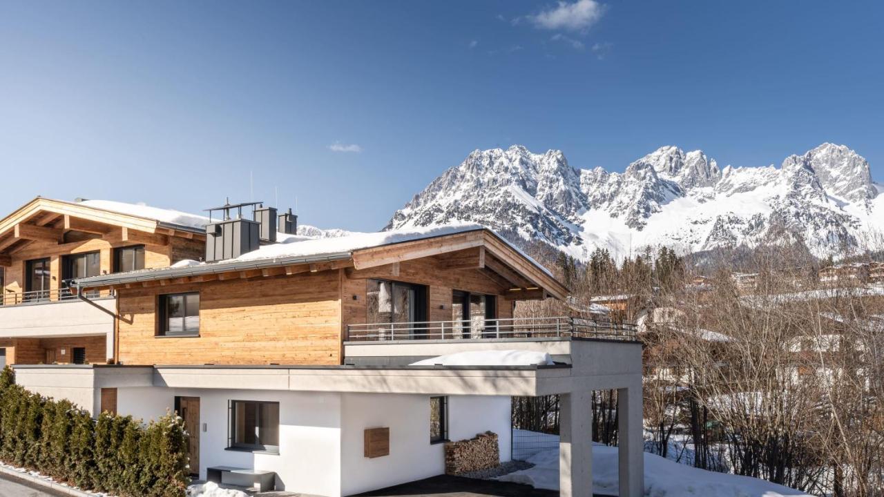 Geniessen Sie Bergblick & Sauna Im Modernen Chalet Going am Wilden Kaiser 外观 照片