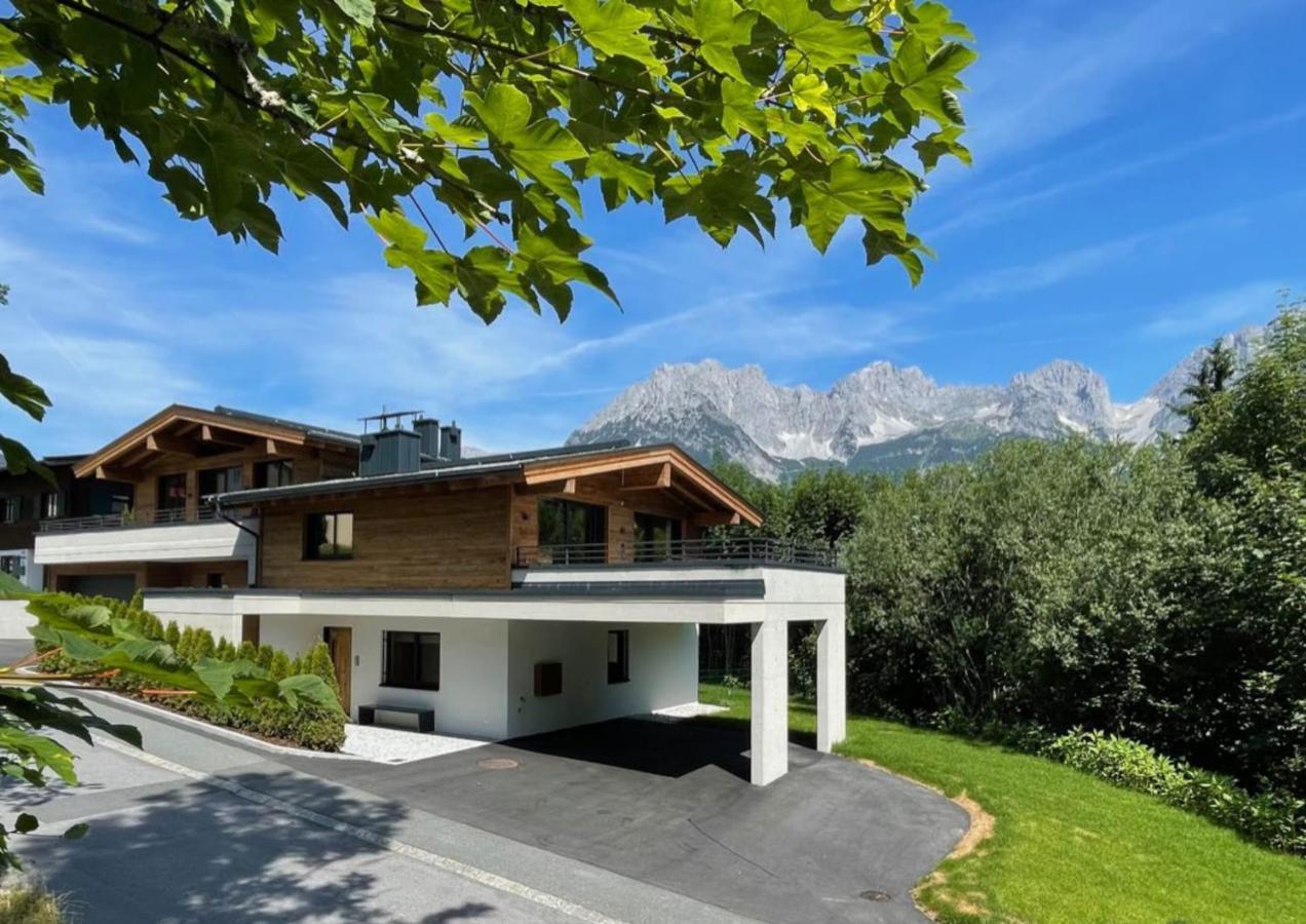 Geniessen Sie Bergblick & Sauna Im Modernen Chalet Going am Wilden Kaiser 外观 照片