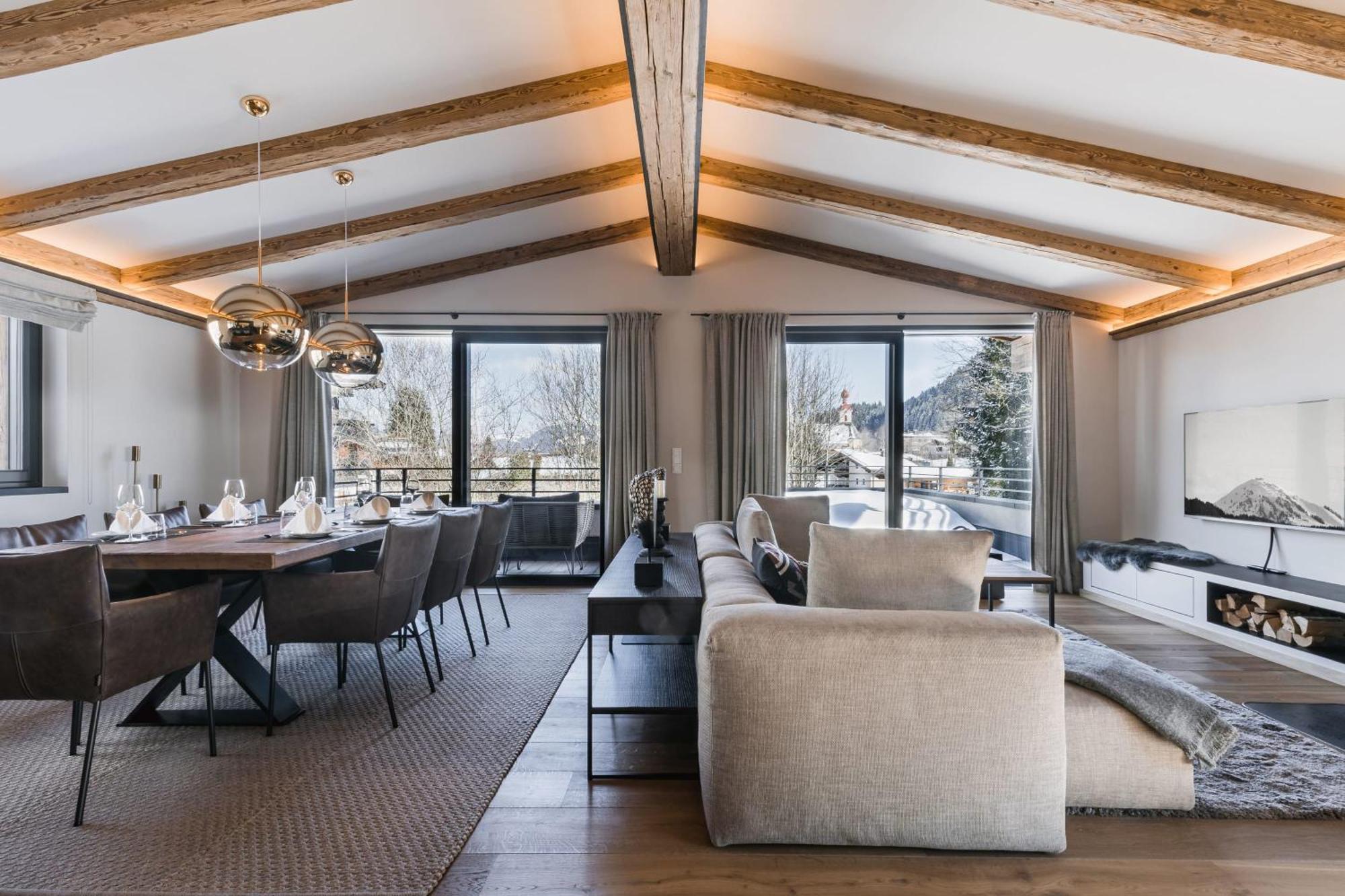 Geniessen Sie Bergblick & Sauna Im Modernen Chalet Going am Wilden Kaiser 外观 照片